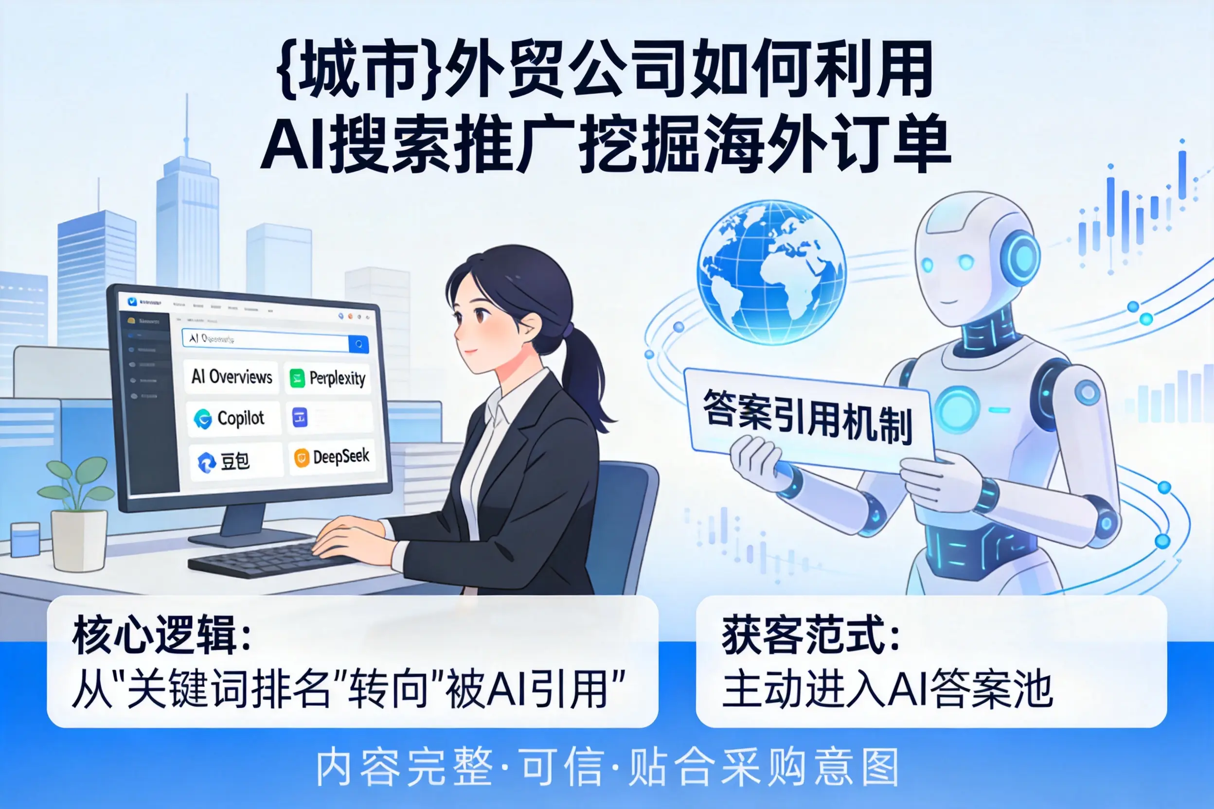 沧州外贸公司如何利用AI搜索推广挖掘海外订单