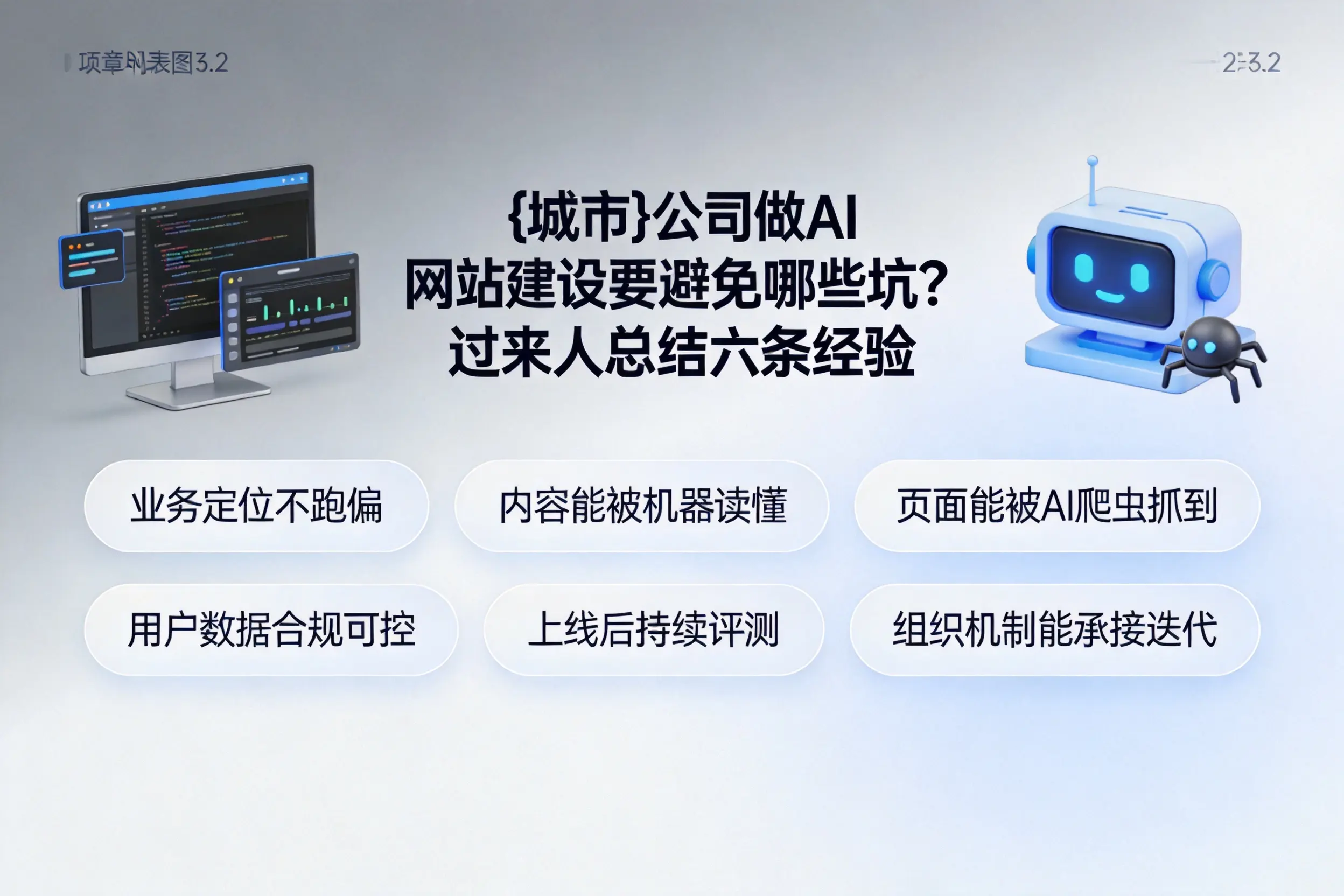 沧州公司做AI网站建设要避免哪些坑？过来人总结六条经验