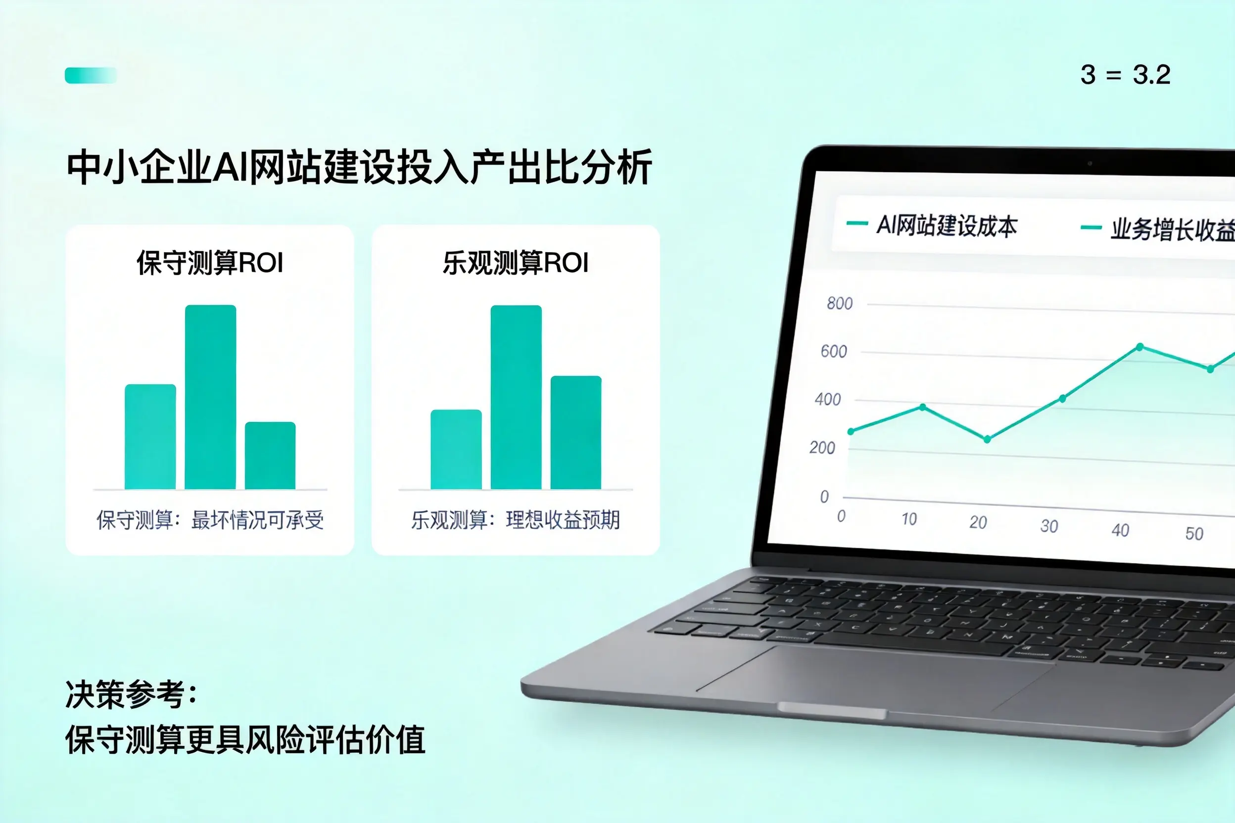 沧州中小企业AI网站建设投入产出比怎么算?先看这份分析