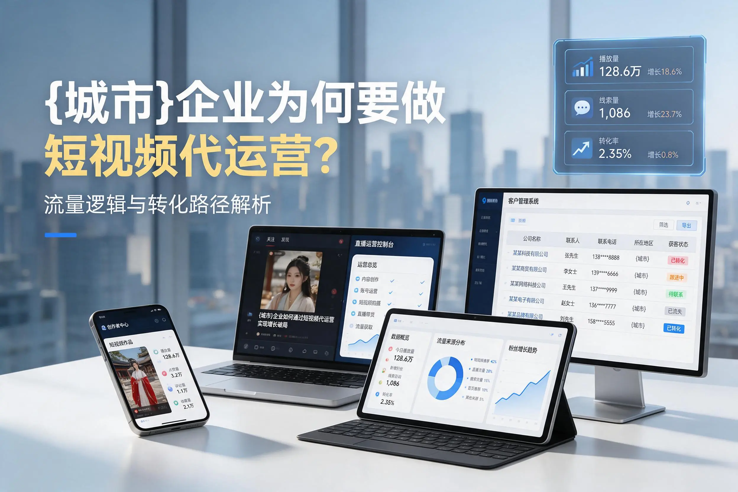 沧州企业为何要做短视频代运营？流量逻辑与转化路径解析