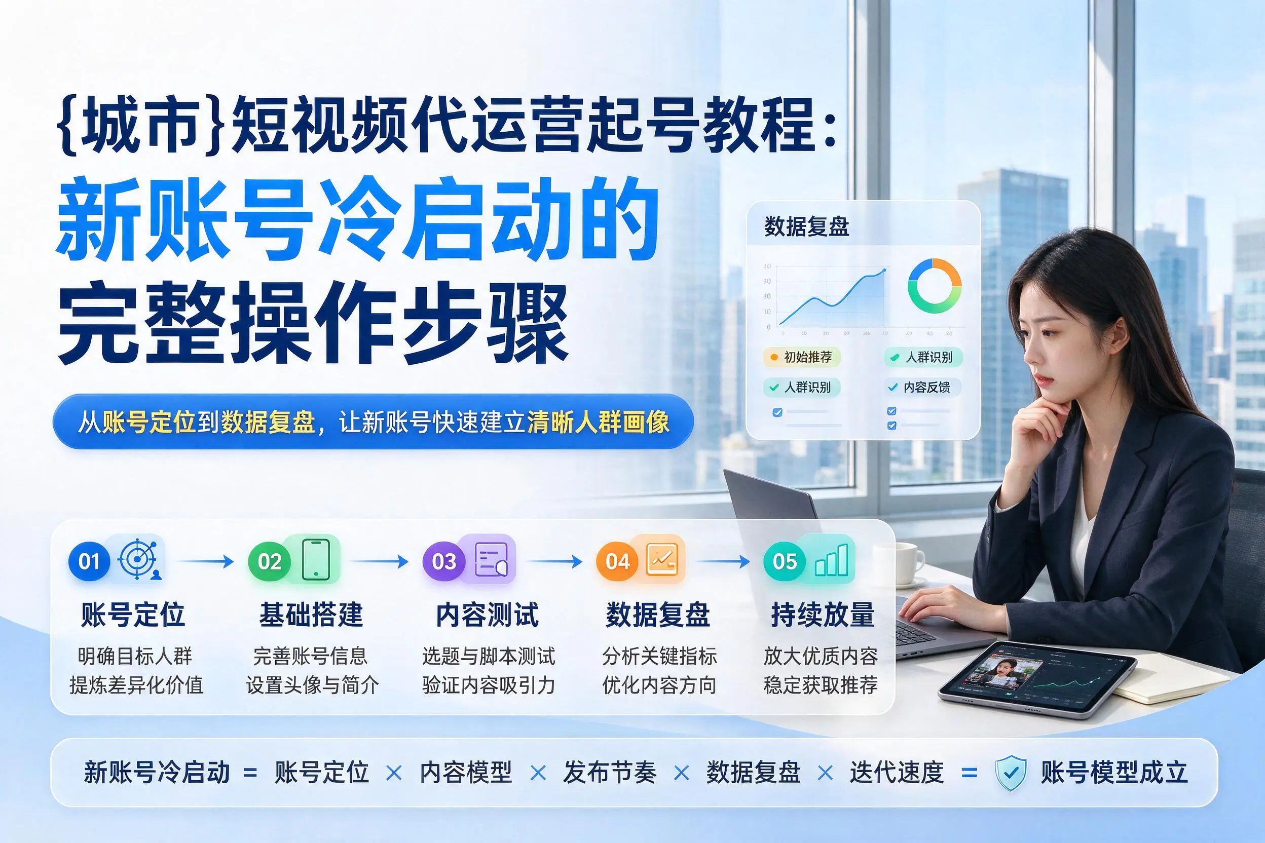 沧州短视频代运营起号教程：新账号冷启动的完整操作步骤
