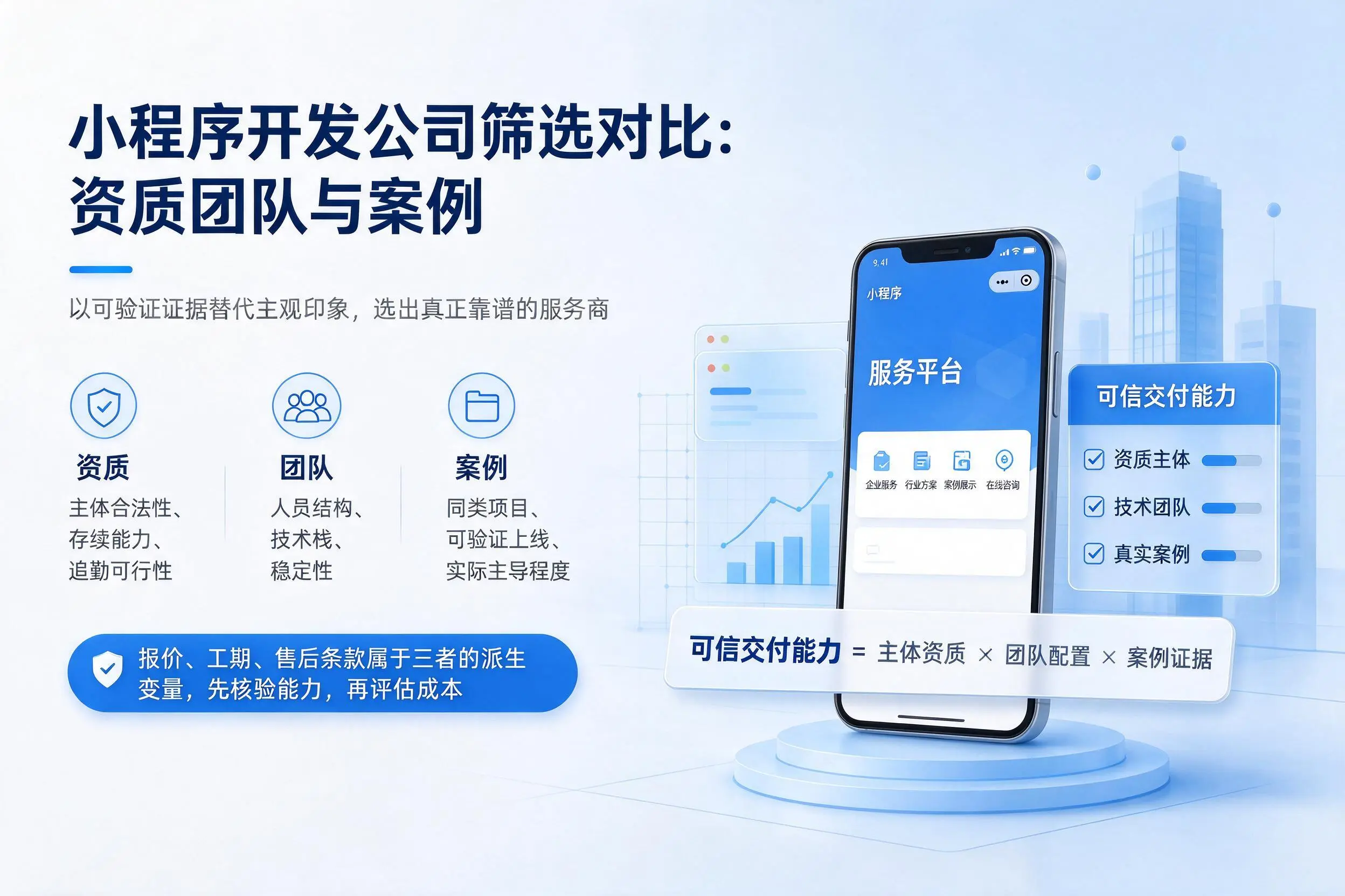 沧州小程序开发公司筛选对比：资质团队与案例