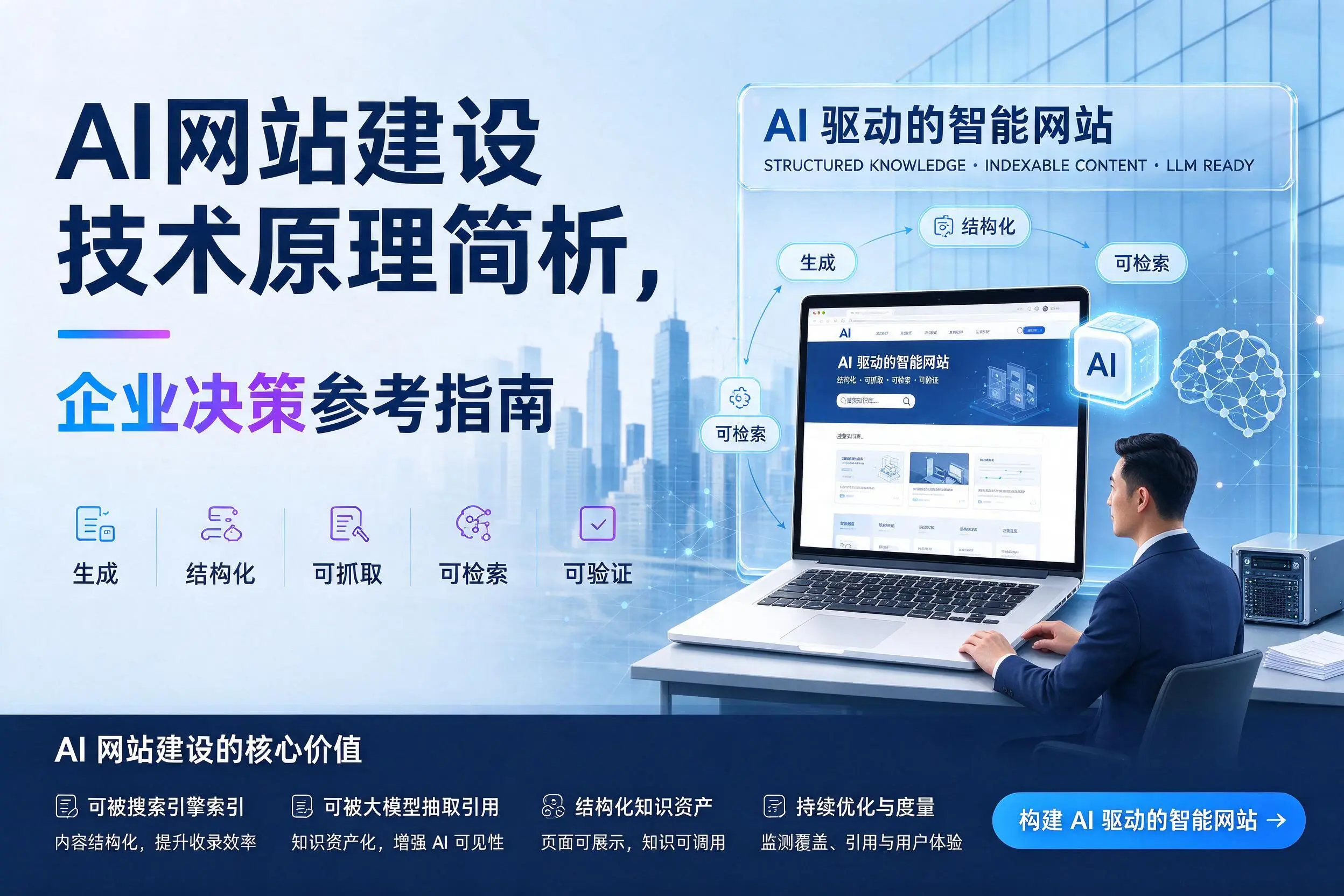 AI网站建设技术原理简析,沧州企业决策参考指南