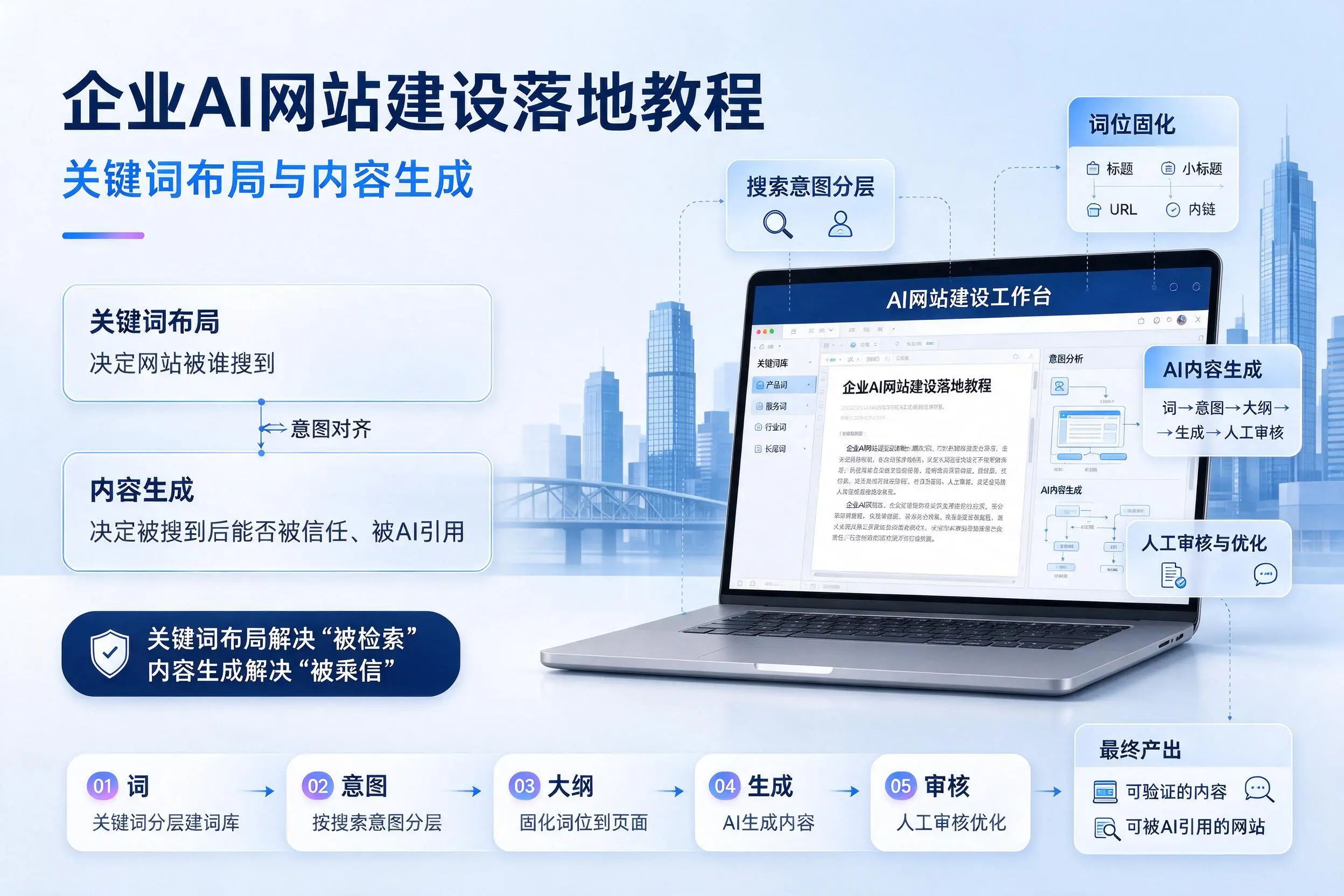 沧州企业AI网站建设落地教程:关键词布局与内容生成