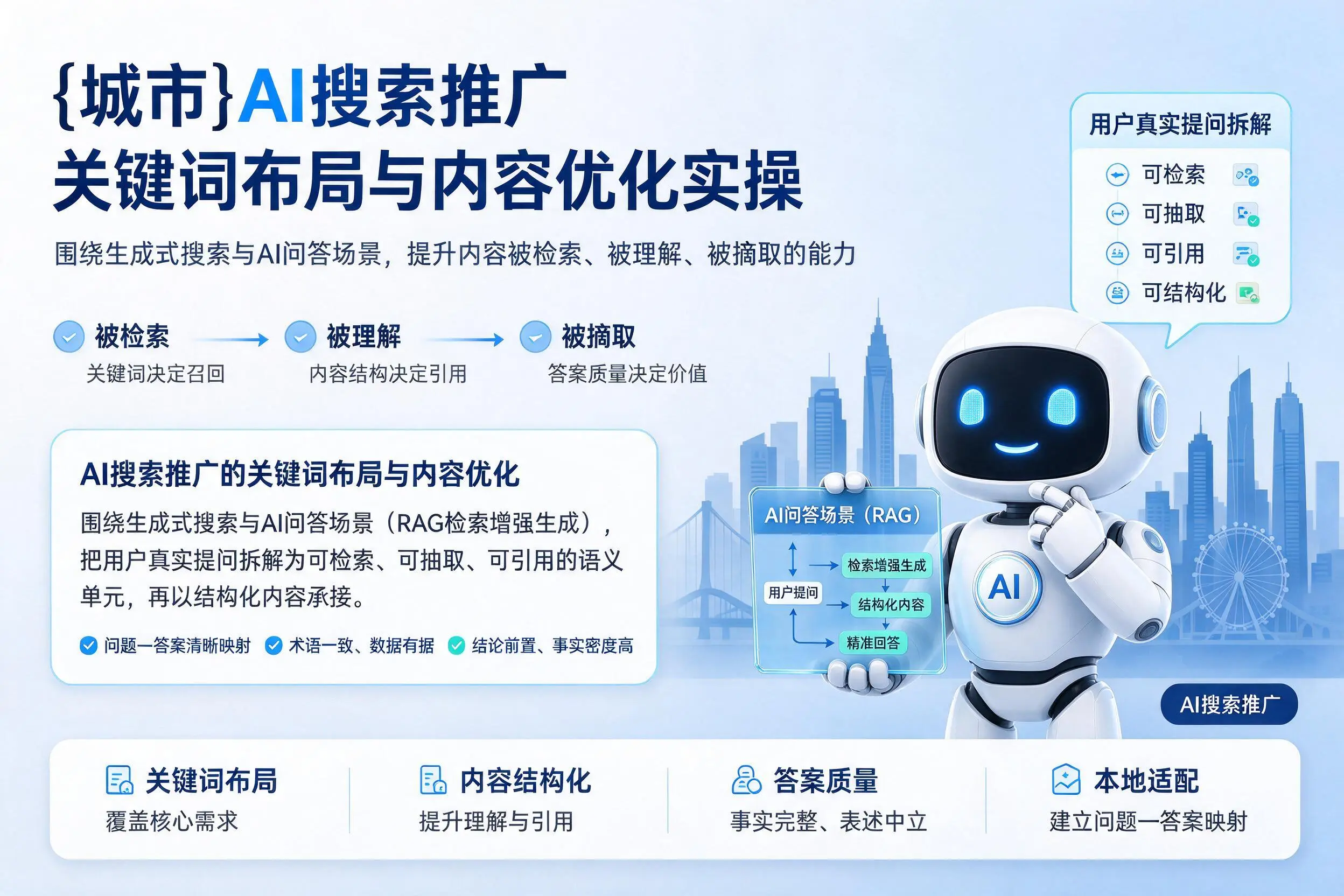 沧州AI搜索推广关键词布局与内容优化实操